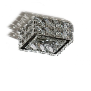Spot incastrat tavan/plafon design decorativ ESTER SQUARE 2 BLACK