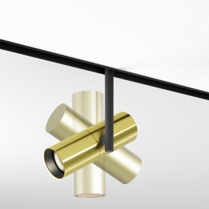 Spot LED, accesoriu pentru sina magnetica Exility, Elti smart alama 159554 universul-luminii.ro