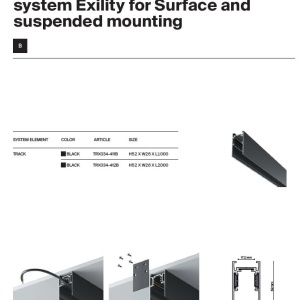 Spot LED, accesoriu pentru sina magnetica Exility, Rado 4000K 220294 universul-luminii.ro