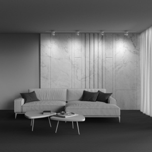 Spot LED, accesoriu pentru sinele monofazate Unity, ONDA 3000K alb - Img 2
