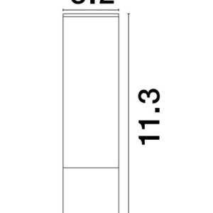 Spot LED aplicat design minimalist DOC 5W negru - Img 5