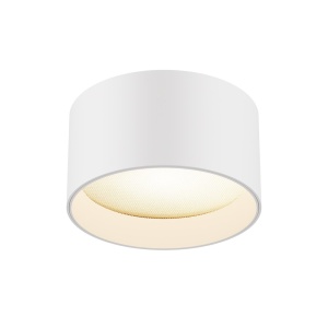 Spot LED aplicat design tehnic Vega D-12cm alb - Img 1