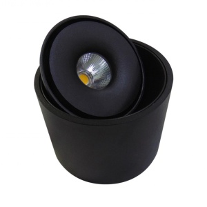 Spot LED aplicat directionabil de tavan/plafon BOSTON TUBE negru ZZ AZ3468 80594 universul-luminii.ro