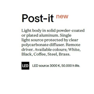 Spot LED aplicat iluminat exterior IP65 POST-IT AP SMALL NERO - Img 3