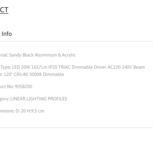 Spot LED aplicat tavan directionabil PERFECT negru 3000K Dimmable - Img 4