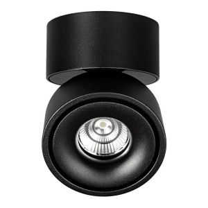 Spot LED directionabil, aplicat tavan/ perete UNIVERSAL negru NVL-72004 - Img 1