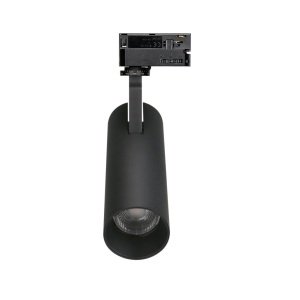 Spot LED directionabil pentru sina trifazata MAXLIGHT, SHINEMAKER negru 110264 universul-luminii.ro