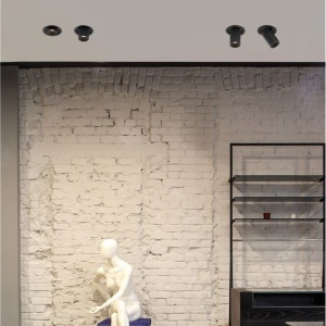 Spot LED incastrabil ajustabil design modern PIN alb - Img 2