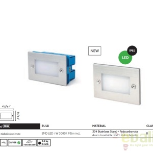 Spot LED incastrabil de exterior cu protectie IP65 GRON 70134 182724 universul-luminii.ro