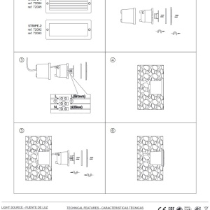 Spot LED incastrabil de exterior IP54 iluminat ambiental STRIPE gri 82094 universul-luminii.ro