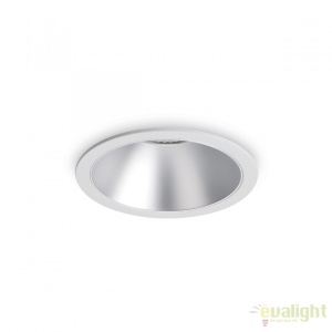 Spot LED incastrabil design modern GAME FI1 ROUND alb / argintiu 192284