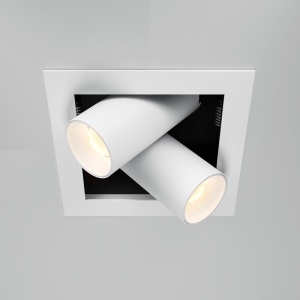 Spot LED incastrabil design tehnic Magnum 2 alb 147074 universul-luminii.ro
