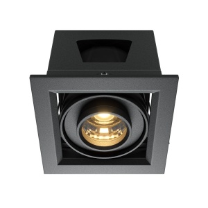 Spot LED incastrabil design tehnic Modern negru