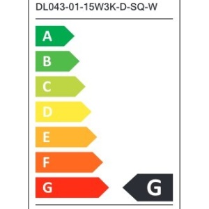 Spot LED incastrabil dimabil design tehnic Alpha alb 8,5x8,5cm, 3000K 173184 universul-luminii.ro