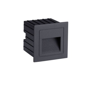Spot LED incastrabil exterior, ambiental, IP65, POLKA negru