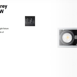 Spot LED incastrabil MINI COLIN-3 Grey recessed 54-75W 4000K 20° 110184 universul-luminii.ro