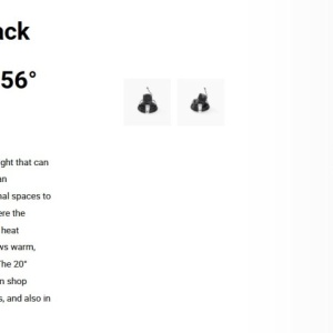 Spot LED incastrabil MINI-OPTIC Black downlight LED 12/18W 3000K 56° 1685/2260 lm 110514 universul-luminii.ro