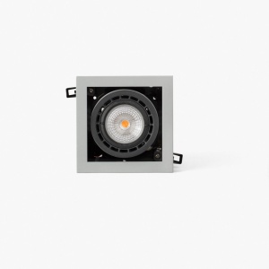 Spot LED incastrabil NANO COLIN-1 Grey recessed with frame 7-13W 3000K 56° - Img 1