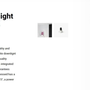 Spot LED incastrabil TULIPA White recessed downlight 10W 15° 2700K CRI90 112234 universul-luminii.ro