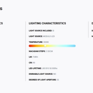 Spot LED incastrabil TULIPA White recessed downlight 10W 55° 3000K CRI90 112974 universul-luminii.ro