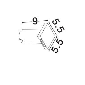 Spot LED incastrat iluminat exterior ambiental IP67 IKO alb 560284 universul-luminii.ro