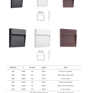 Spot LED scari iluminat exterior IP54 BAKER alb 136964 universul-luminii.ro