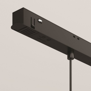 Spot LED suspendat, accesoriu pentru sina magnetica Exility, Luna negru 3000K 238914 universul-luminii.ro