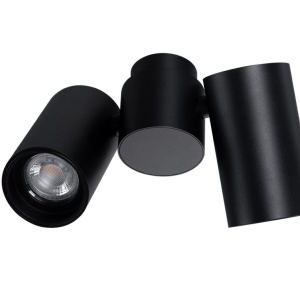 Spot modern directionabil aplicat tavan/plafon MAKALU 2 GU10 negru 97724 universul-luminii.ro