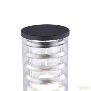 Stalp de exterior cu protectie IP54, Bronx negru H-79,6cm 179224 universul-luminii.ro