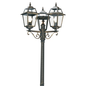 Stalp de iluminat exterior stil traditional IP44 New Orleans 1528-3 SRT 75444 universul-luminii.ro
