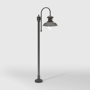 Stalp exterior IP44 realizat manual din alama Amalfi - Img 3