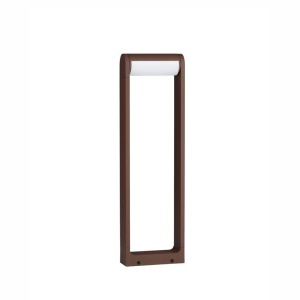 Stalp exterior LED 3000K IP65 Rox corten, H-60cm