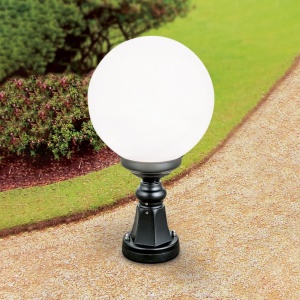 Stalp exterior stil clasic IP43 H44cm Reika negru AL 11-1172/1 schwarz OR