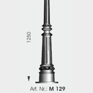 Stalp iluminat exterior din fier forjat, inaltime 335cm, AL 6721 179764 universul-luminii.ro
