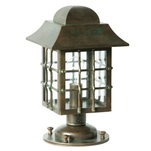Stalp iluminat exterior din fier forjat, inaltime 51cm, AL 6661 178854 universul-luminii.ro