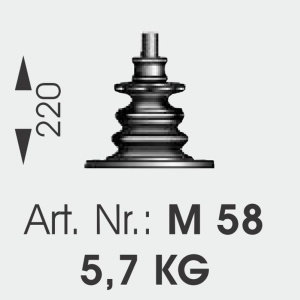 Stalp iluminat exterior din fier forjat, inaltime 84cm, AL 6796 172804 universul-luminii.ro