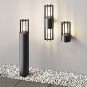 Stalp iluminat exterior IP54 Barrel H-75cm 146324 universul-luminii.ro