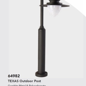 Stalp LED de exterior stil traditional IP54 Texas 140394 universul-luminii.ro