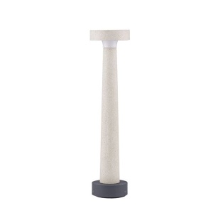 Stalp LED din ciment pentru exterior IP65 Cram White H-50cm