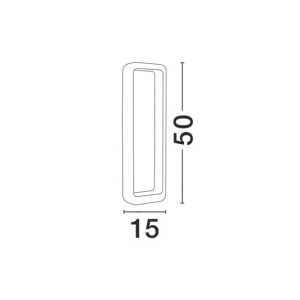 Stalp LED iluminat ambiental de exterior IP54 NED gri H-50cm NVL-9104022 79094 universul-luminii.ro