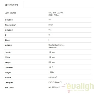 Stalp LED iluminat exterior design modern GROW L 71207 180854 universul-luminii.ro