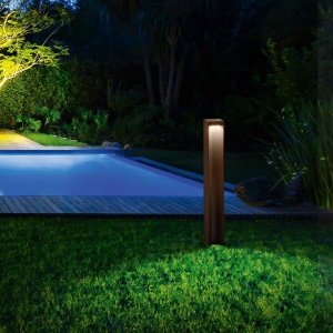 Stalp LED iluminat exterior, IP54 Kurt pt 3000k alb 44524 universul-luminii.ro