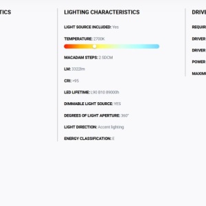 Stalp LED iluminat exterior simetric 360º IP65 RUSH 310cm 2700K DALI 218344 universul-luminii.ro