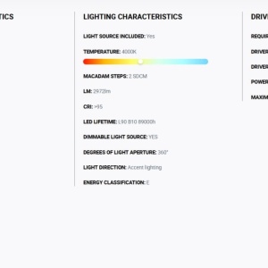 Stalp LED iluminat exterior simetric 360º IP65 RUSH 370cm 4000K CASAMBI 218824 universul-luminii.ro