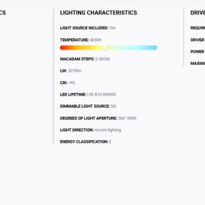 Stalp LED iluminat exterior simetric 360º wide IP65 RUSH 310cm 4000K 218684 universul-luminii.ro