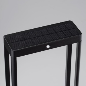 Stalp LED solar iluminat exterior cu senzor de miscare IP65 BERNI H-70cm 229424 universul-luminii.ro