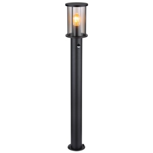 Stalp mediu pentru exterior cu senzor de miscare design modern IP54 Gracey negru