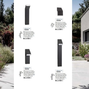 Stalp mediu pentru iluminat exterior IP65 BRIGITTA 109124 universul-luminii.ro