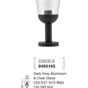 Stalp mic pentru iluminat exterior IP54 OMIKA 205864 universul-luminii.ro