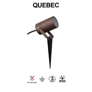 Tarus cu Proiector GU10 IP65 QUEBEC gri - Img 4